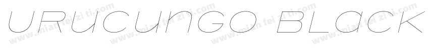 Urucungo Black字体转换